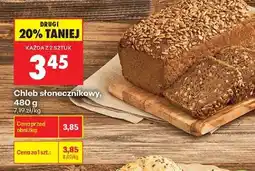 Biedronka Chleb słonecznikowy 480 g oferta