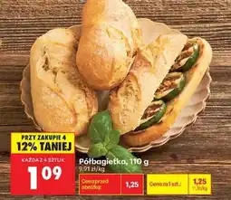Biedronka Półbagietka 110 g oferta
