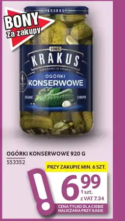 Selgros Ogórki konserwowe oferta