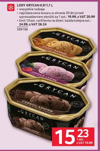 Selgros Lody grycan oferta