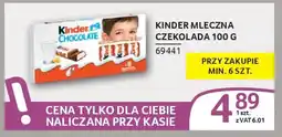 Selgros Kinder mleczna czekolada oferta