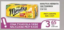 Selgros Minutka herbata oferta
