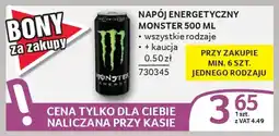 Selgros Napój energetyczny monster oferta