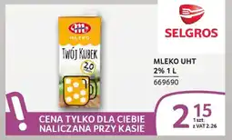 Selgros Mleko uht 2% oferta