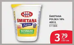 Selgros Śmietana polska 18% oferta