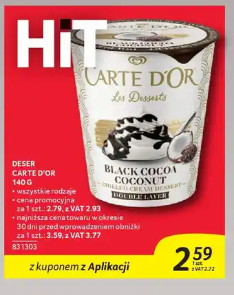 Selgros Deser carte d'or oferta