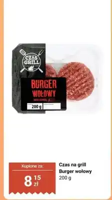 Biedronka Burger wołowy Czas na Grill oferta