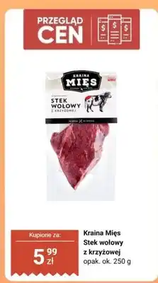 Biedronka Stek wołowy z krzyżowej Kraina Mięs oferta