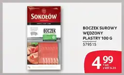 Selgros Boczek surowy wędzony plastry oferta
