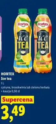 Lidl Ice tea Hortex Black Tea cytryna oferta