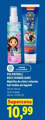 Lidl Farbka do kąpieli Koci Domek Gabi oferta