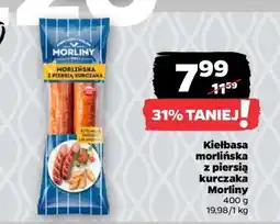 Netto Kiełbasa morlińska z piersią kurczaka Morliny oferta