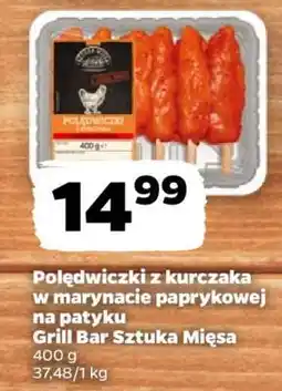 Netto Polędwiczki z kurczaka w marynacie paprykowej na patyku oferta