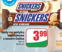 Dino Lody na patyku karmelowe z sosem Deliss oferta