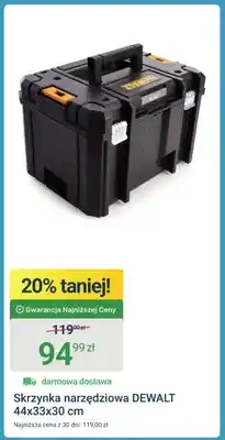 ERLI Skrzynka narzędziowa Dewalt 44x33x30cm oferta