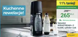 ERLI Saturator SodaStream + 2 butelki cylinder i sok oferta