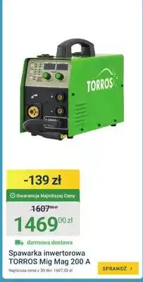 ERLI Spawarka inwertorowa Torros Mig Mag 200A oferta
