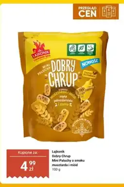 Dino Mini paluchy Dobry Chrup o smaku musztarda i miód Lajkonik oferta