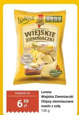 Dino Wiejskie Ziemniaczki chipsy ziemniaczane masło z solą Lorenz oferta