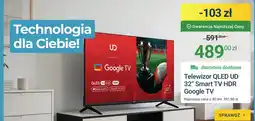ERLI Telewizor QLED UD 32 Smart TV HDR Google TV oferta