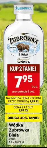 Delikatesy Centrum Wódka Żubrówka Biała oferta