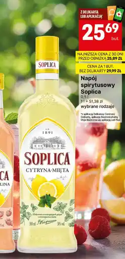Delikatesy Centrum Napój spirytusowy Soplica 0,5 l wybrane rodzaje oferta
