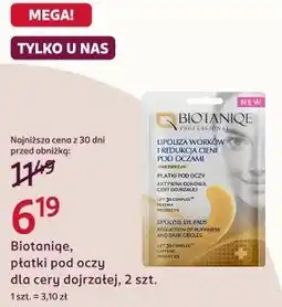 Rossmann Biotaniqe, płatki pod oczy dla cery dojrzałej, 2 szt oferta