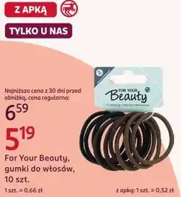 Rossmann For Your Beauty, gumki do włosów, 10 szt oferta