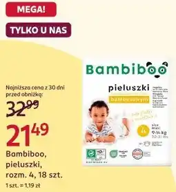 Rossmann Bambiboo, pieluszki, rozm. 4, 18 szt oferta