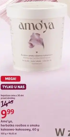 Rossmann Amo'ya, herbatka rooibos o smaku kakaowo-kokosowym oferta