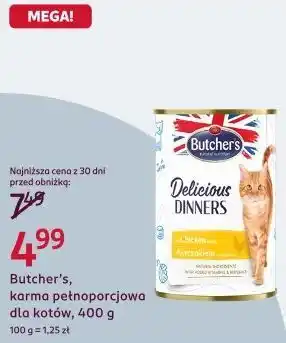 Rossmann Butcher's, karma pełnoporcjowa dla kotów oferta