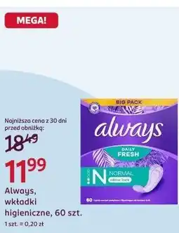 Rossmann Always, wkładki higieniczne, 60 szt oferta