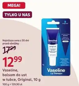 Rossmann Vaseline, balsam do ust w tubce, Original oferta