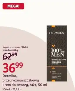 Rossmann Dermika, przeciwzmarszczkowy krem do twarzy, 40+, 50 ml oferta