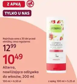 Rossmann Alterra, nawilżająca odżywka do włosów oferta