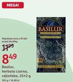 Rossmann Basilur, herbata czarna, cejlońska oferta