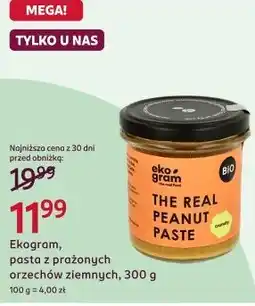 Rossmann Ekogram, pasta z prażonych orzechów ziemnych oferta