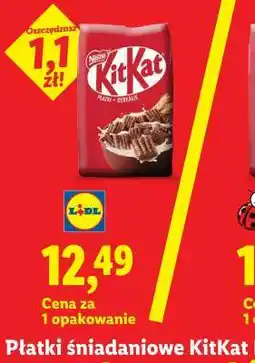 Lidl Płatki śniadaniowe KitKat oferta