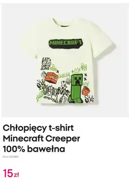 Pepco Chłopięcy t-shirt Minecraft Creeper 100% bawełna oferta
