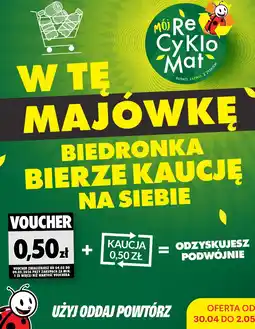 Biedronka Biedronka bierze kaucje na siebie! oferta