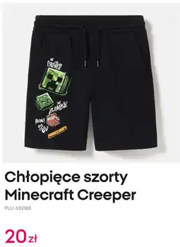 Pepco Chłopięce szorty Minecraft Creeper oferta