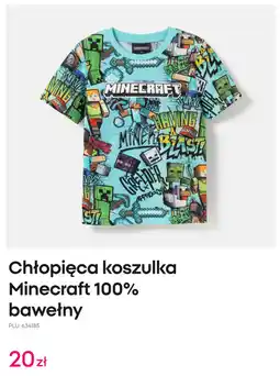 Pepco Chłopięca koszulka Minecraft 100% bawełny oferta