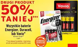 Polomarket Wszystkie baterie Energizer, Duracell, lub Vavio oferta