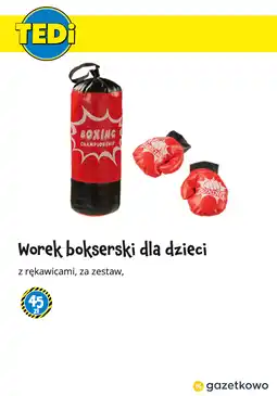 Tedi Worek bokserski dla dzieci oferta