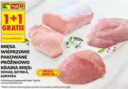 Biedronka Mięsa wieprzowe pakowane próżniowo Kraina Mięs: schab, szynka, łopatka oferta