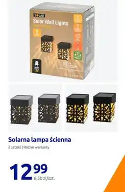 Action Solarna lampa ścienna Solar Wall Lights Shadow Pattern 7x5x10cm oferta