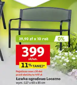 Auchan Ławka ogrodowa oferta