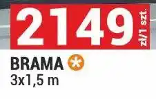Merkury Market System ogrodzeniowy Vesela brama 3x1,5m ocynkowany kolor antracyt RAL7016 oferta