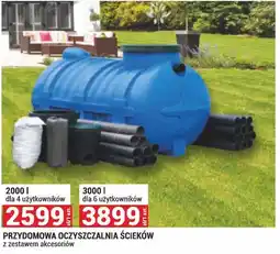 Merkury Market Przydomowa oczyszczalnia ścieków 3000l z zestawem akcesoriów oferta