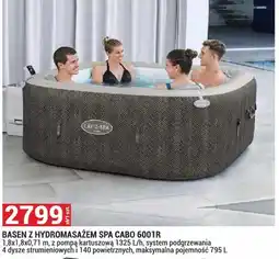 Merkury Market Basen z hydromasażem SPA Cabo Lay-Z-Spa 6001R 1,8x1,8x0,71m oferta